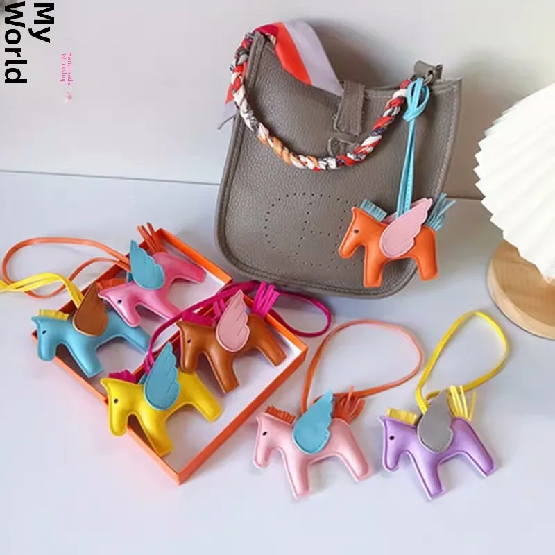 Adorable Angel  Tassel Pendant Leather Home Decor Creative Hanging Ornament Suitable for Bag Accessory Brazilian Origin