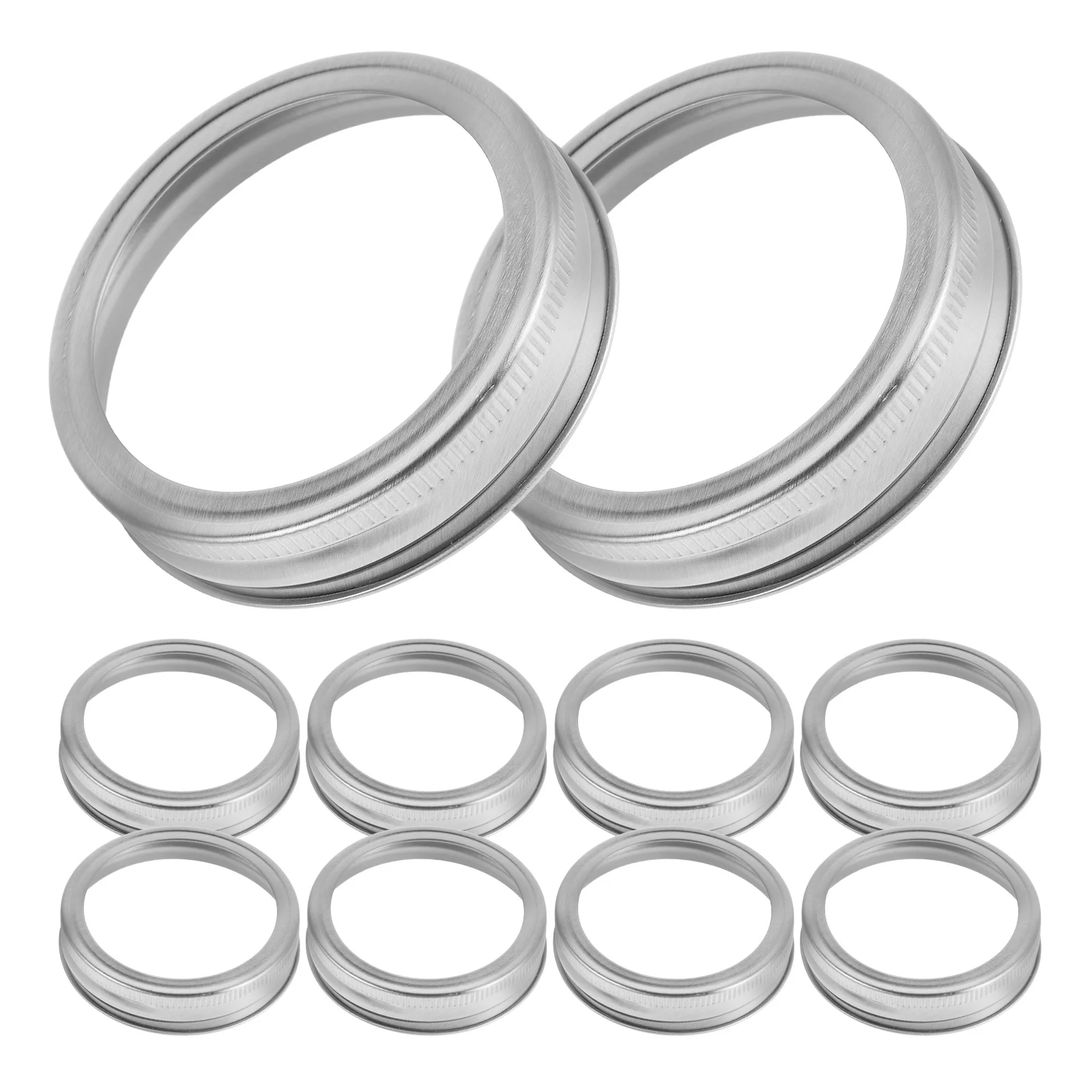 

24Pcs Mason Jar Lids Wide Mouth Tinplate Canning Caps Metal Bands Reusable for Food Storage Jam Pickles Fruits Preserving
