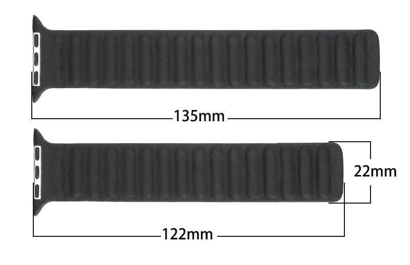 Magentic Genuine Leather Strap For Apple watch Series 6 SE 5 4 3 2 1 (38mm/40mm/42mm/44mm) iWatch Replacement Band design