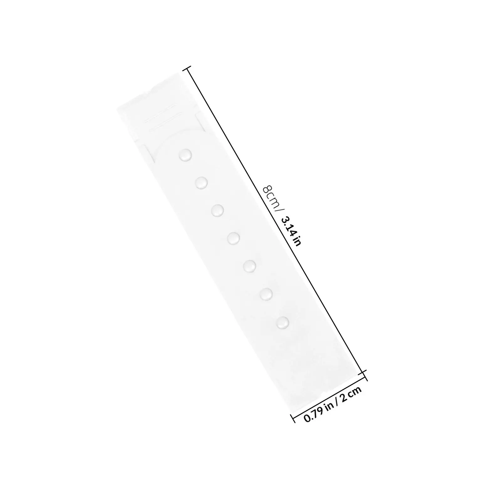 12Pcs White Plastic 7-Hole Snapback Buckle Strap Adjustable Cap Strap for Baseball Hat Repair Replacement Comfort Fit