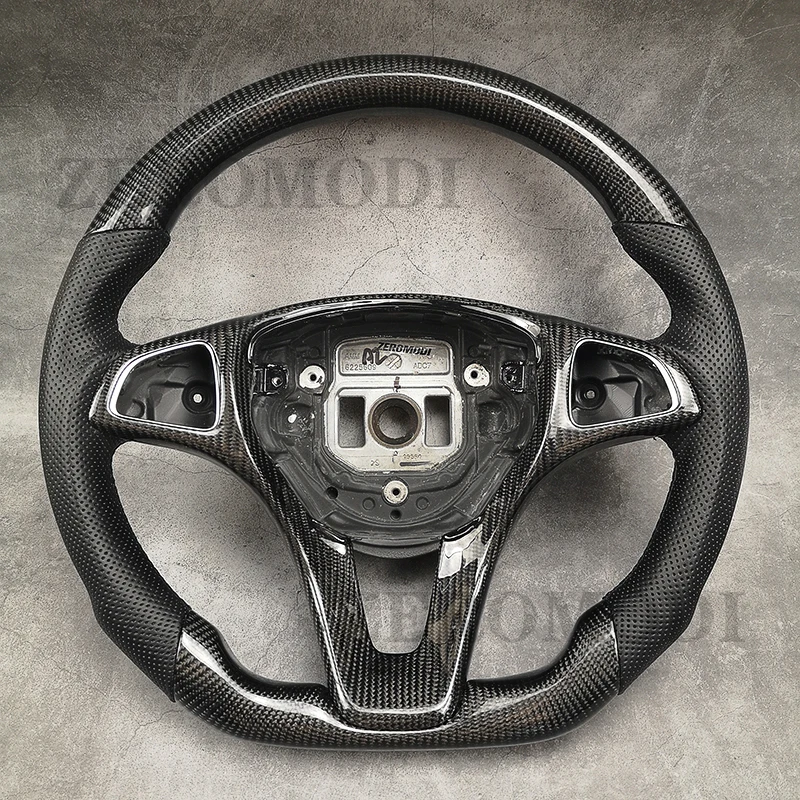 For Mercedes Benz GLA CLA 180 GLC GLE W211 W212 W213 W203 W204 W205 2013 2014 2015 2016 2017 2018 Carbon Fiber Steering Wheel