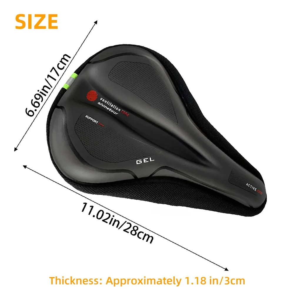 Waterproof Road Bike Saddle Cushion Comfortable MTB Bicycle Seat Cover Breathable Mountain Bike Cycling Seat Cover