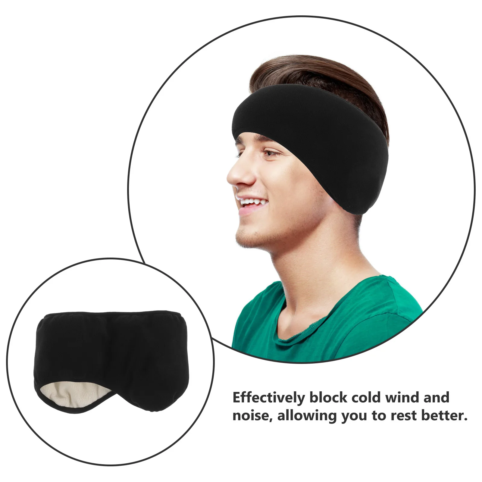يفشل لشتاء دافئ يندبروف الحد من الضوضاء النوم الأذن يغطي عازلة للصوت الأذن دفئا عقال للرجال والنساء #4