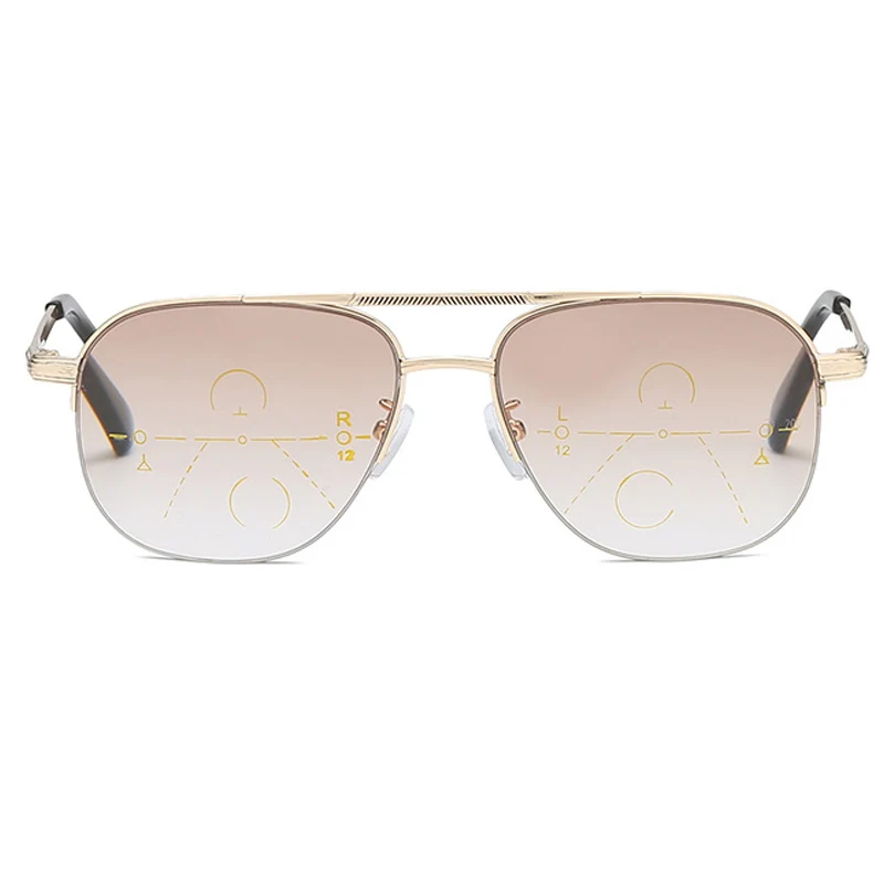 Intelligente progressive Lesebrille für Männer und Frauen, Fern- und Nah-Dual-Use-Sonne-Multifokus-Presbyopie-Brille, Anti-Blue-Ray, hohe Qualität – Detail 3