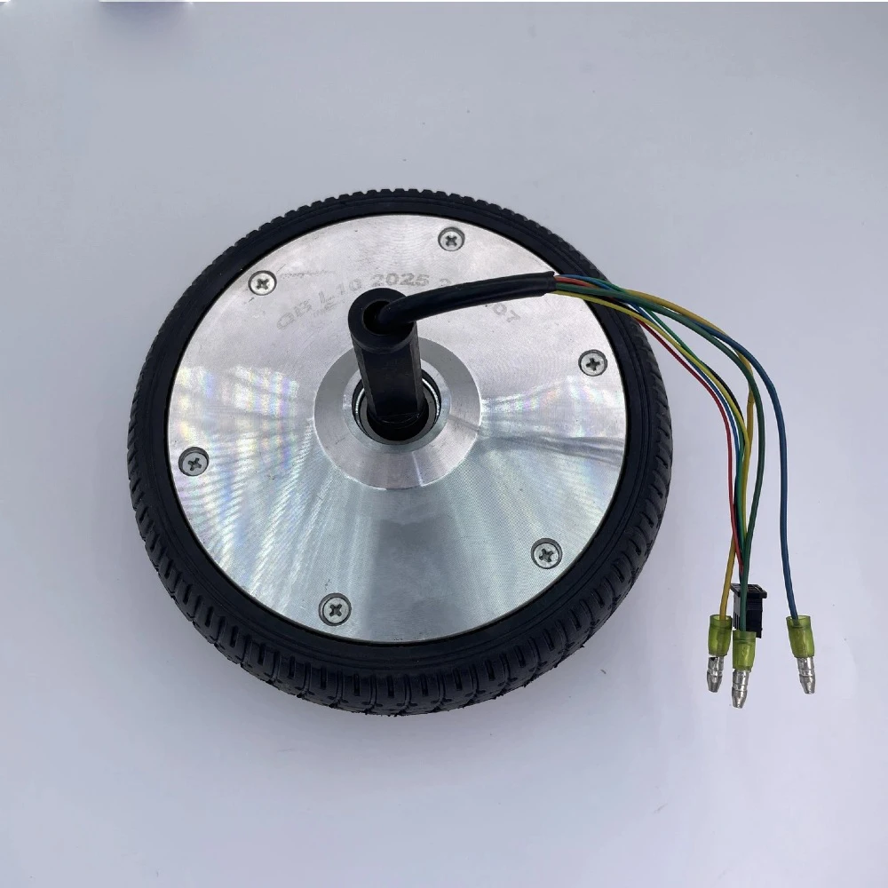 Imagem -03 - Motor de Cubo de Roda de Carro Torcido Polegadas 6.5 Polegadas 36v 350w Eixo Único com Pneus de Núcleo Sólido Acessórios para Carro Elétrico