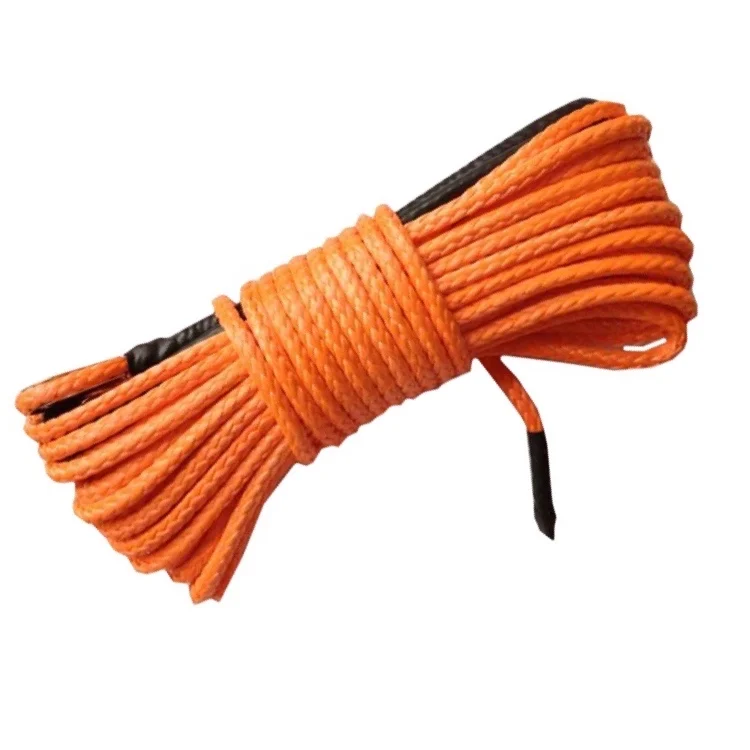 2020 Hot-sale J-MAX UHMWPE Fiber 12000-15000lbs Synthetic Winch Rope for electric winch used 4x4 off-road