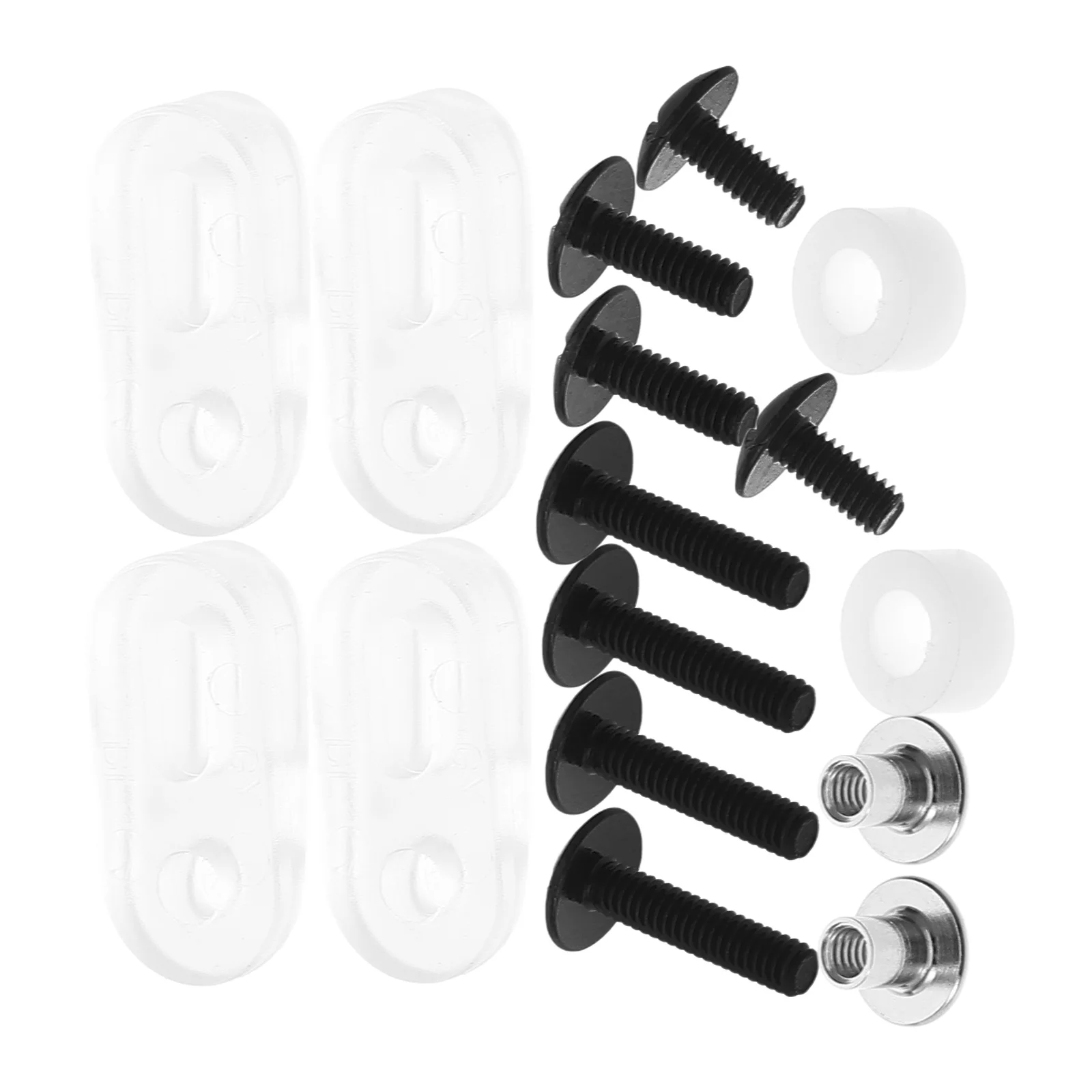 

24pcs Hockey Visor Clips Accessories Repair Kit Screws Nuts Washers Chin Strap Tools Universal Fit Sports Equipment