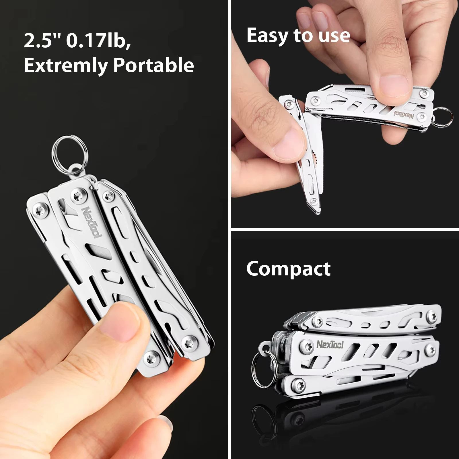 NexTool Mini Flagship 10 IN 1 Multi Functional Tool Folding Pliers EDC Hand Tool Screwdriver Bottle Opener Outdoor Multitool