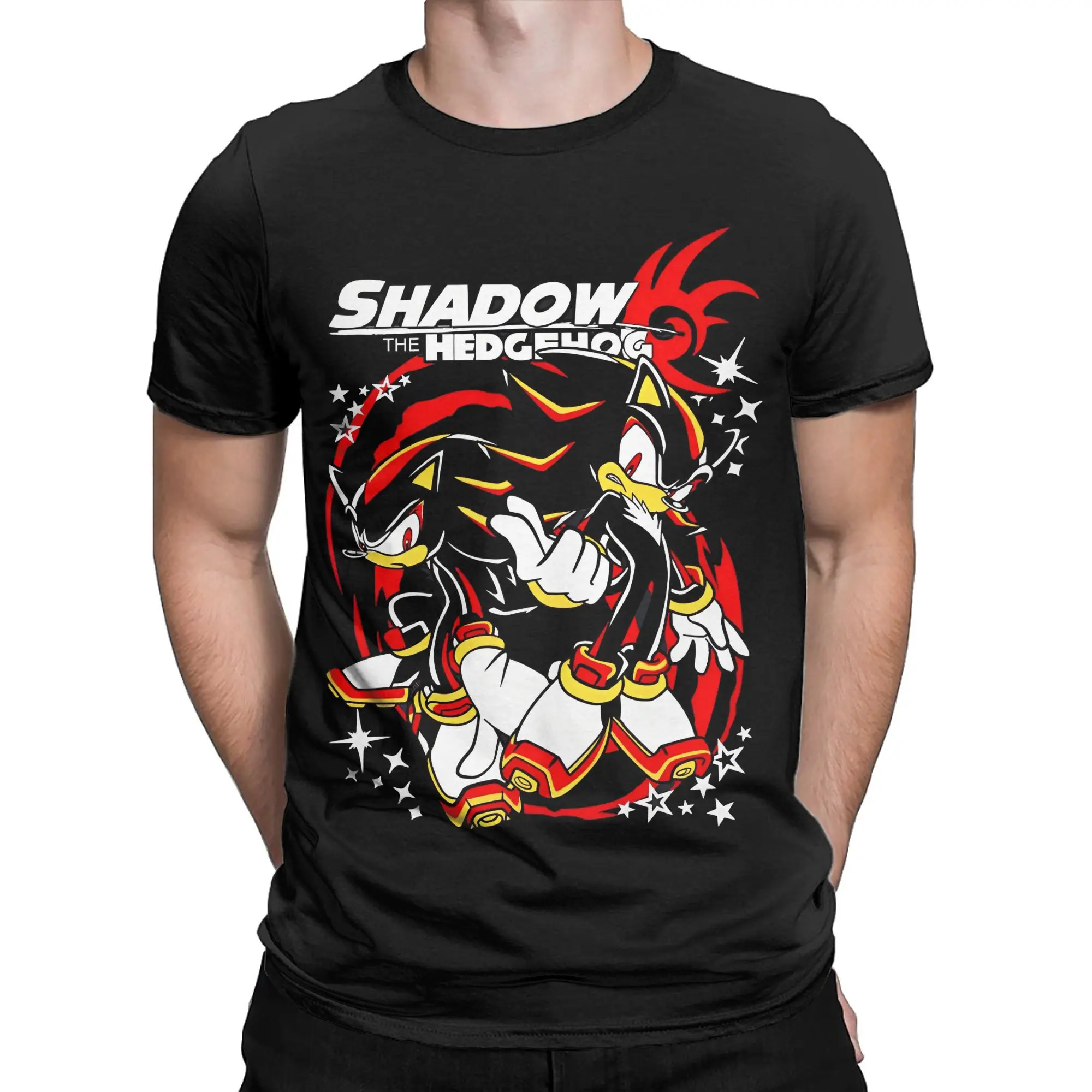 Shadows The Hedgehog New Arrival T Shirt for Men Women  Cotton  Tee Shirt Clothing