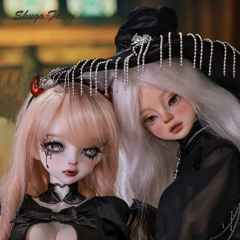 ShugaFairy Satani Lilith 1/4 Bjd Doll Halloween Witch Demon Style Darker Party High Quality Ball Jointed Dolls Toys