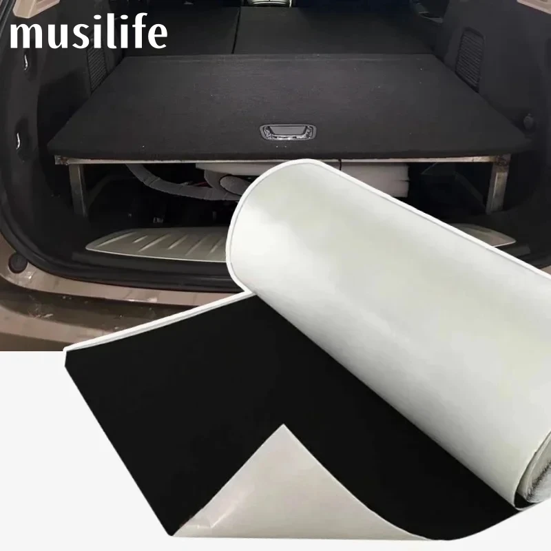 Car Interior Self-adhesive Soundproof Felt for Auto Lining Sticky Non-Woven Cloth Sound Insulation Felt Shockproof Car Repair