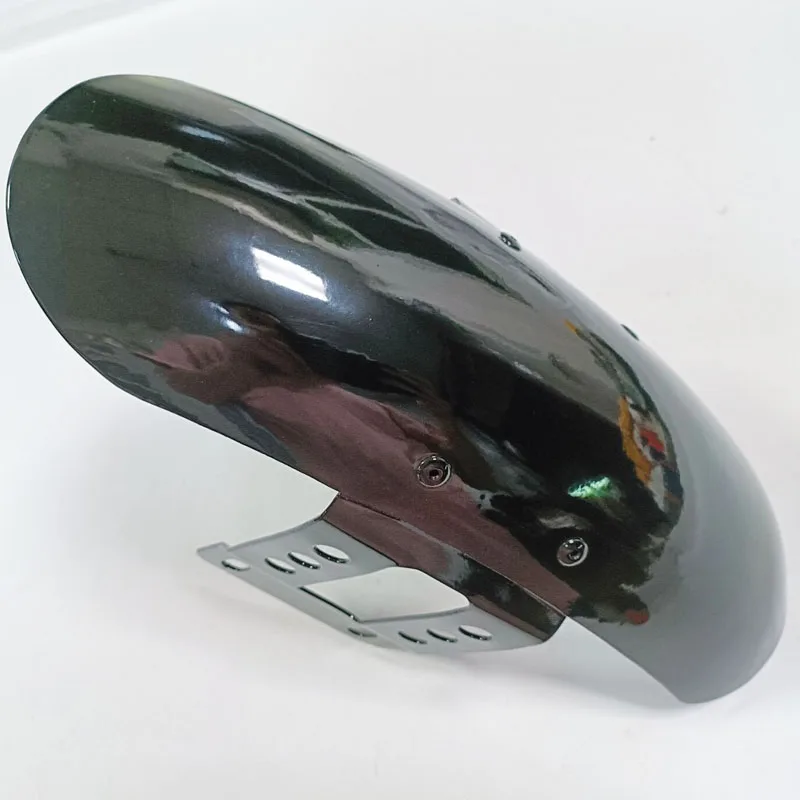 35mm Short Front Mudguard Fender For Harley Davidson Sportsters Iron XL 883 1200 N R L 1998 1999 2000 2001 -2019 Glossy Black