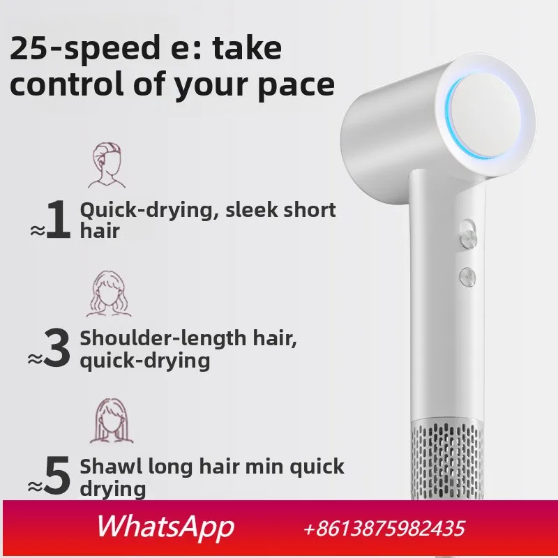 

Yjq high-speed hair dryer hot and cold air household negative ion hair care large wind hair dryer high power