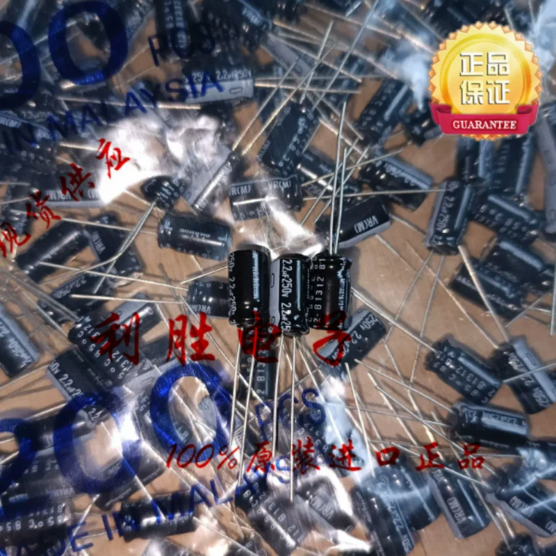 10PCS-100PC  2.2UF 250V Japanese Nichicon capacitor 250V2.2UF 6 * 11 suitable for VR audio