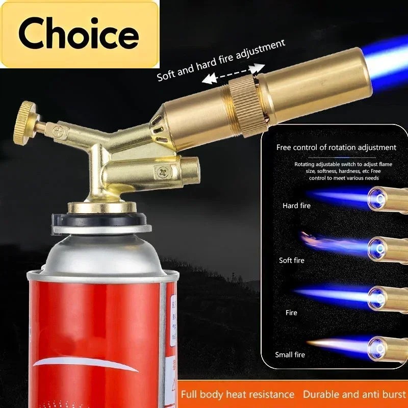 

Портативная сварочная газовая горелка, бутановая горелка, уличная зажигалка для кемпинга, барбекю, огнемет, кухонные принадлежности, сварочное оборудование