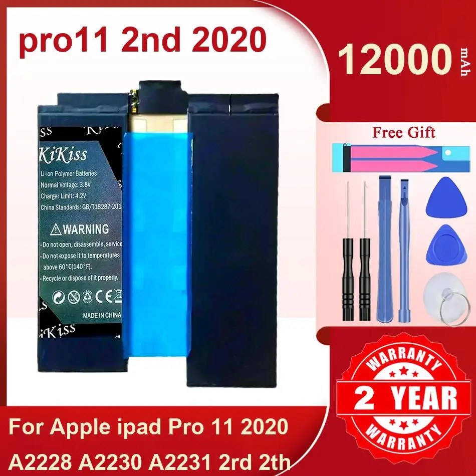 Battery For Apple iPad Pro 9.7 A1673 10.5 A1701 12.9 A1584 12.9 2nd 2017 11 2020 A2228 A2230 Best Replacement
