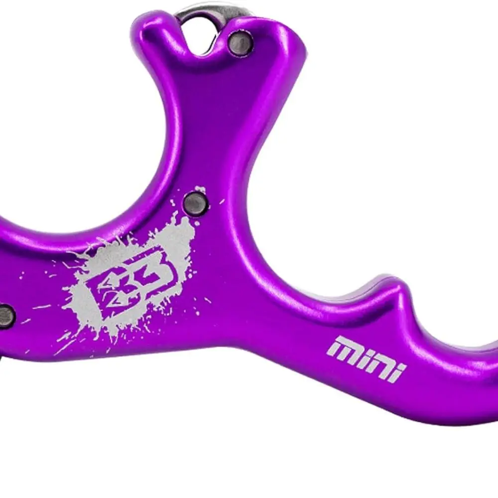 B3 Archery EXIT Mini 3 Finger Thumb Button Violet