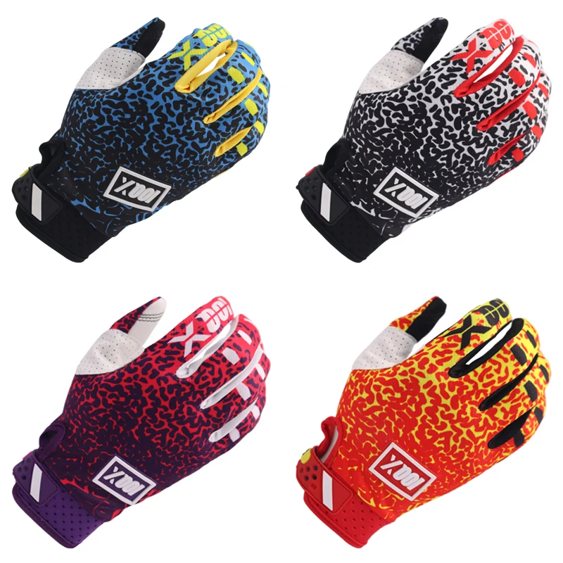 

IOQX Race Motorbike Motocross Black Men Woman Mountain Bicycle Offroad MX Dirt Bike Ranger Gloves