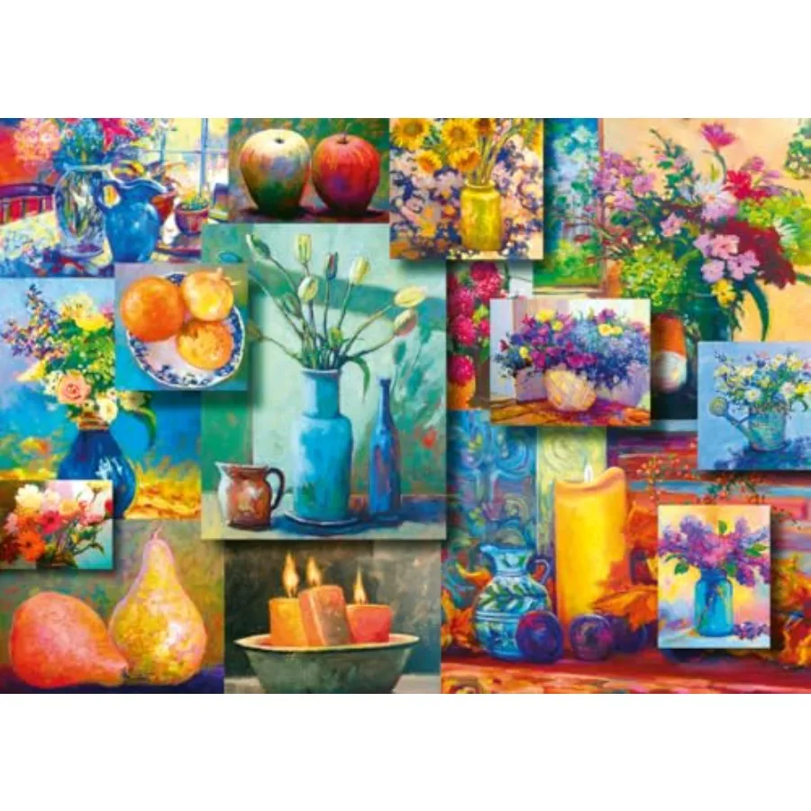 

Пазл-головоломка «Натюрморт: Красота» на 1000 элементов для взрослых, уникальные идеально соединяющиеся детали, яркие и живые изображения, Amazon E