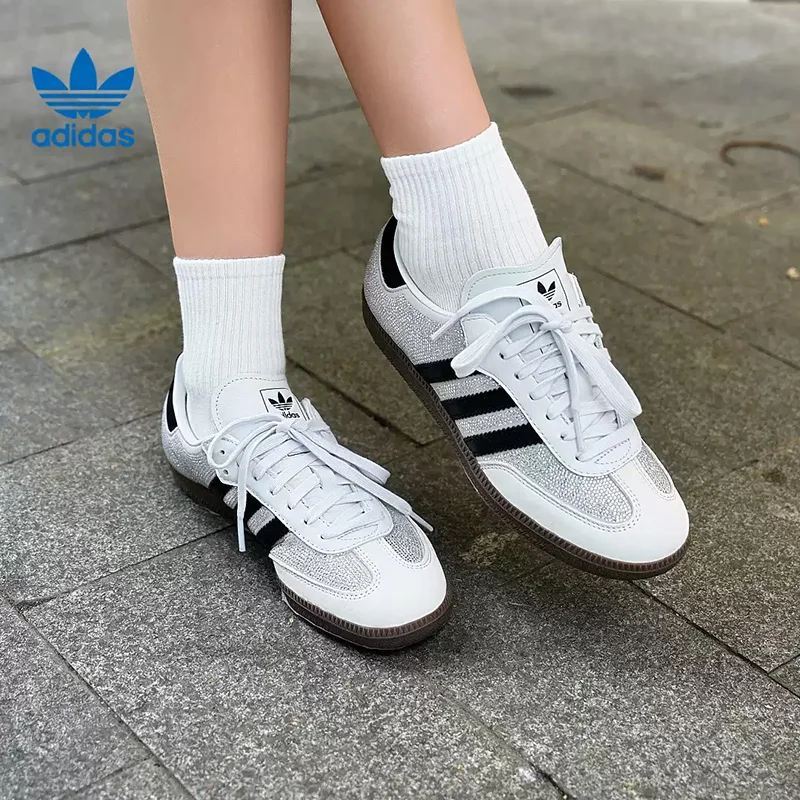Adidas Three Leaf Clover Women's Shoes SAMBA OG Sport Shoes Casual Shoes IH9055