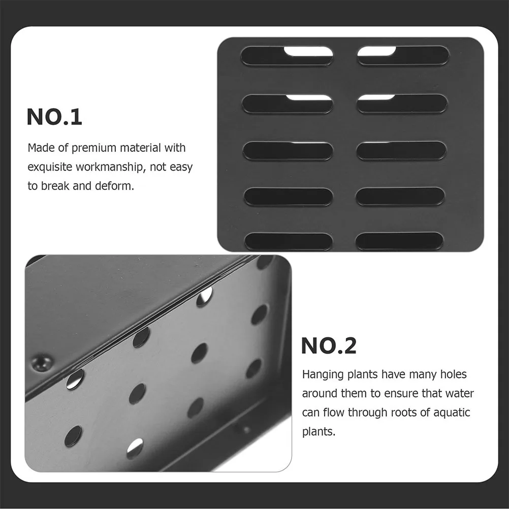 

2pcs Aquarium Plant Holder Stainless Steel Hanging Plant Pot For Aquatic Plants Fish Tank Planting Baskets Aquarium Supplies