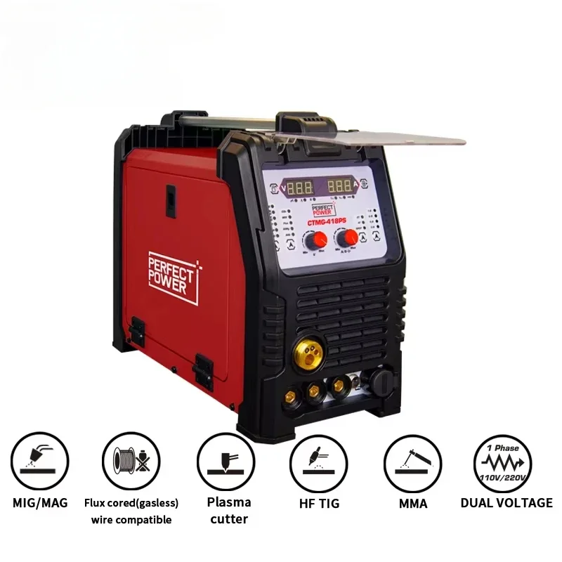 Portable Welding Machine 5 in 1 Mig Mag Tig Welder Aluminum Welding Machine Soldadora Inverter Plasma Cutter Mig Welders 220v