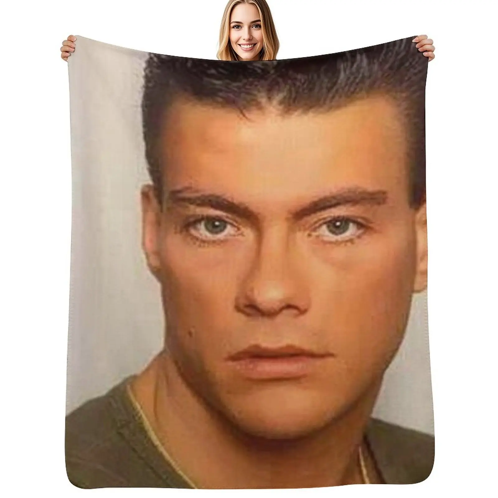 

van damme Throw Blanket Wrinkle Resistant Lightweight Blanket