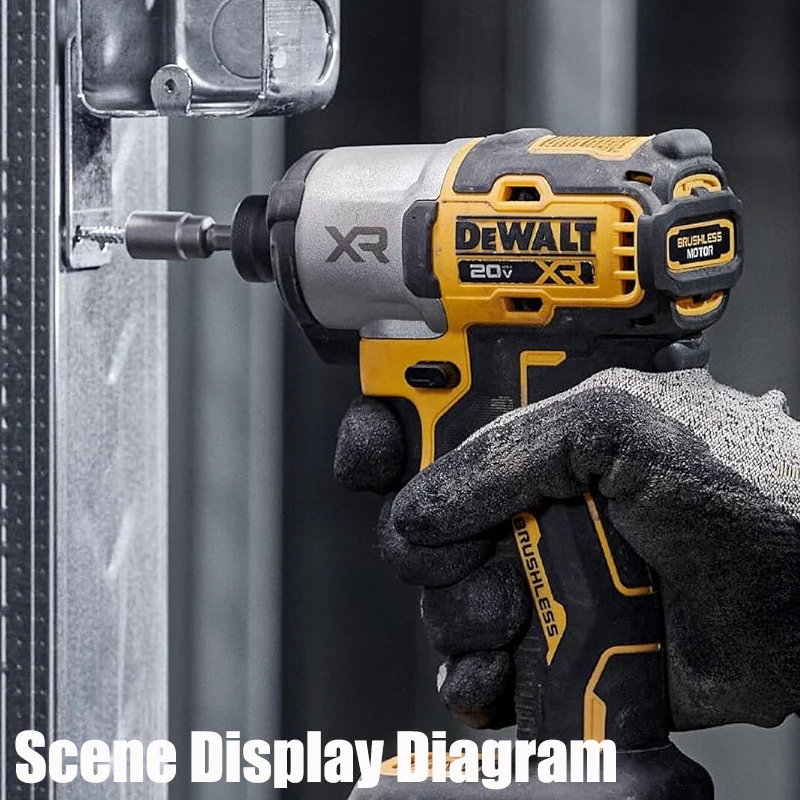 DEWALT DCF845 DCB203 Impact Electric Wrench 20V 2.0Ah Battery Sets Large Diameter Screws 3-Speed DCF887 Upgraded Drive Drill