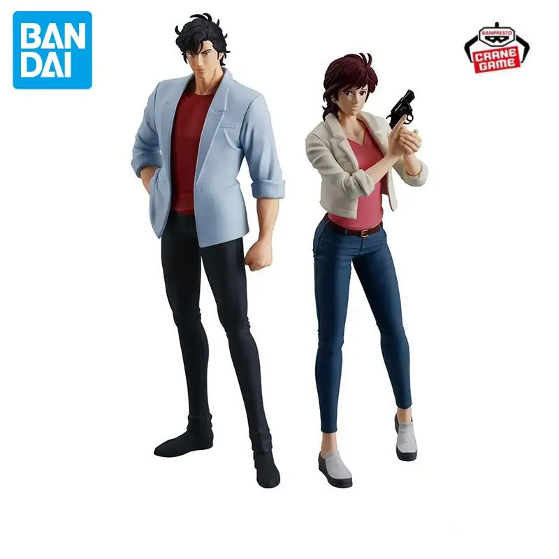 En stock BANDAI Banpresto City Hunter el película: Angel Dust Saeba Ryo Makimura Kaori figura modelo coleccionista estatuilla juguete para regalo