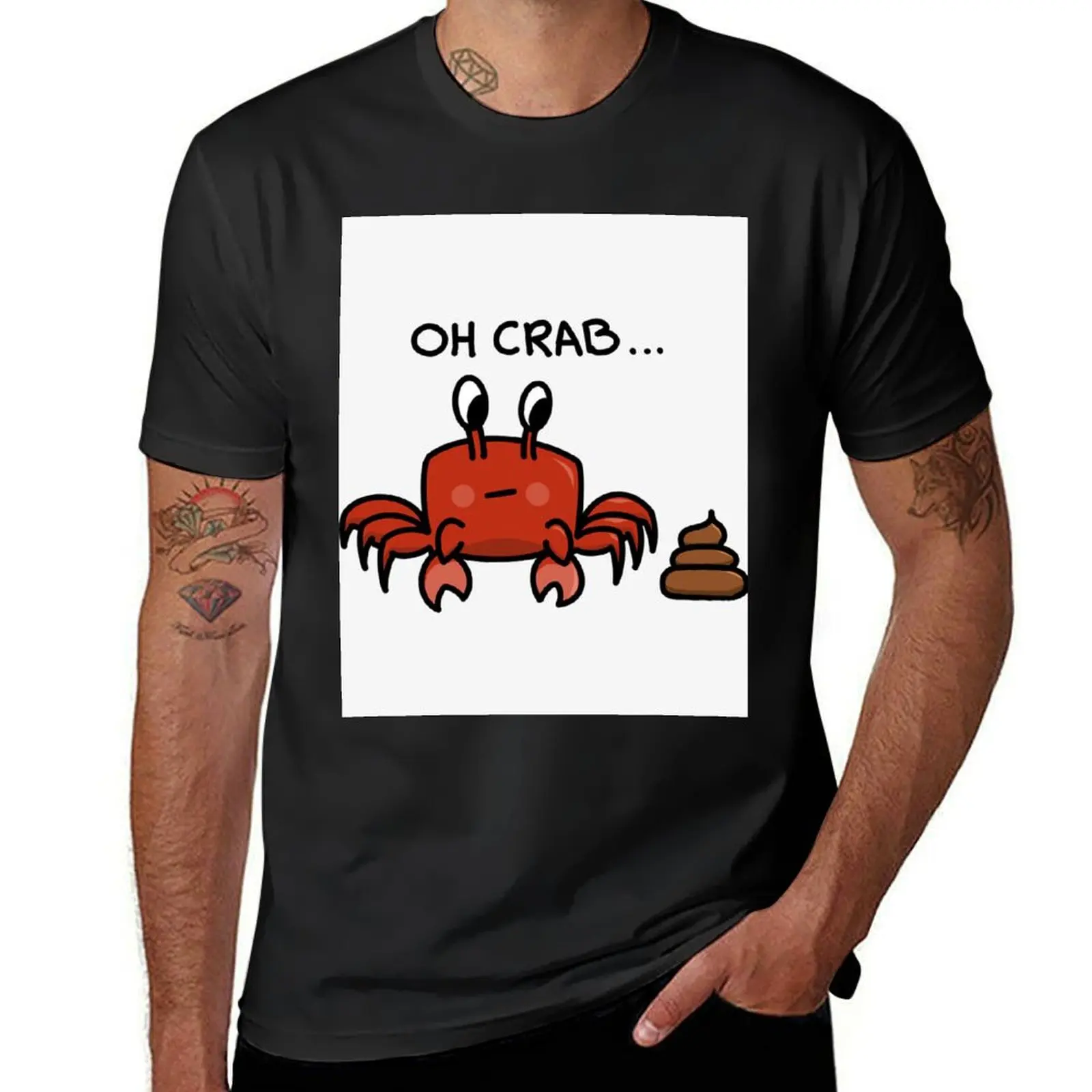 

Oh crab T-Shirt kawaii clothes customizeds tees mens workout shirts