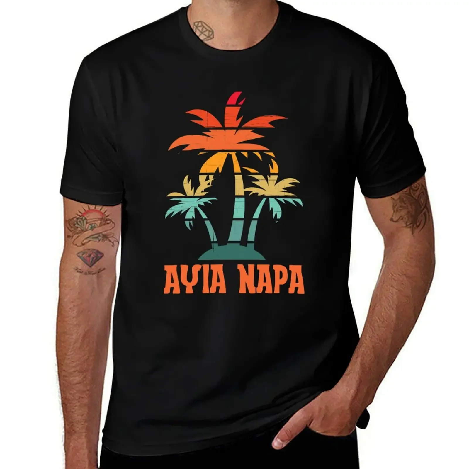 

Ayia Napa Palm Trees T-Shirt anime shirt sublime football t shirt shirts graphic tees mens t shirt