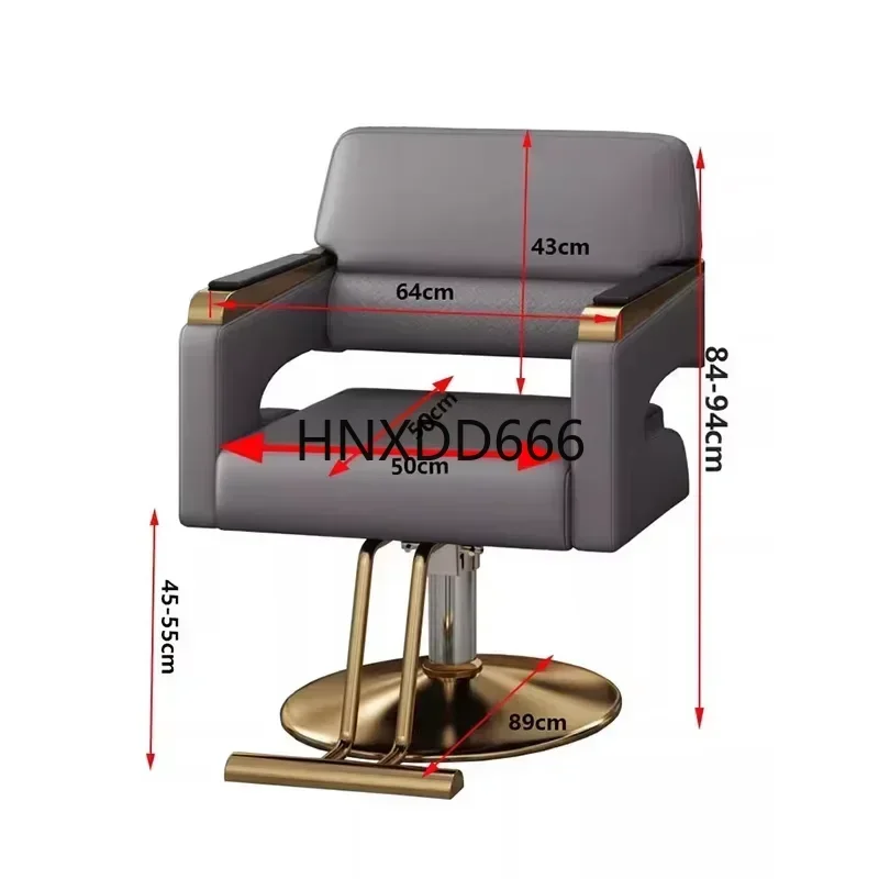 Luxury Ergonomic Barber Chairs Barbershop Chaise Coiffure Beauty Salon Chairs Professional Equipment Sillon Peluqueria Furniture