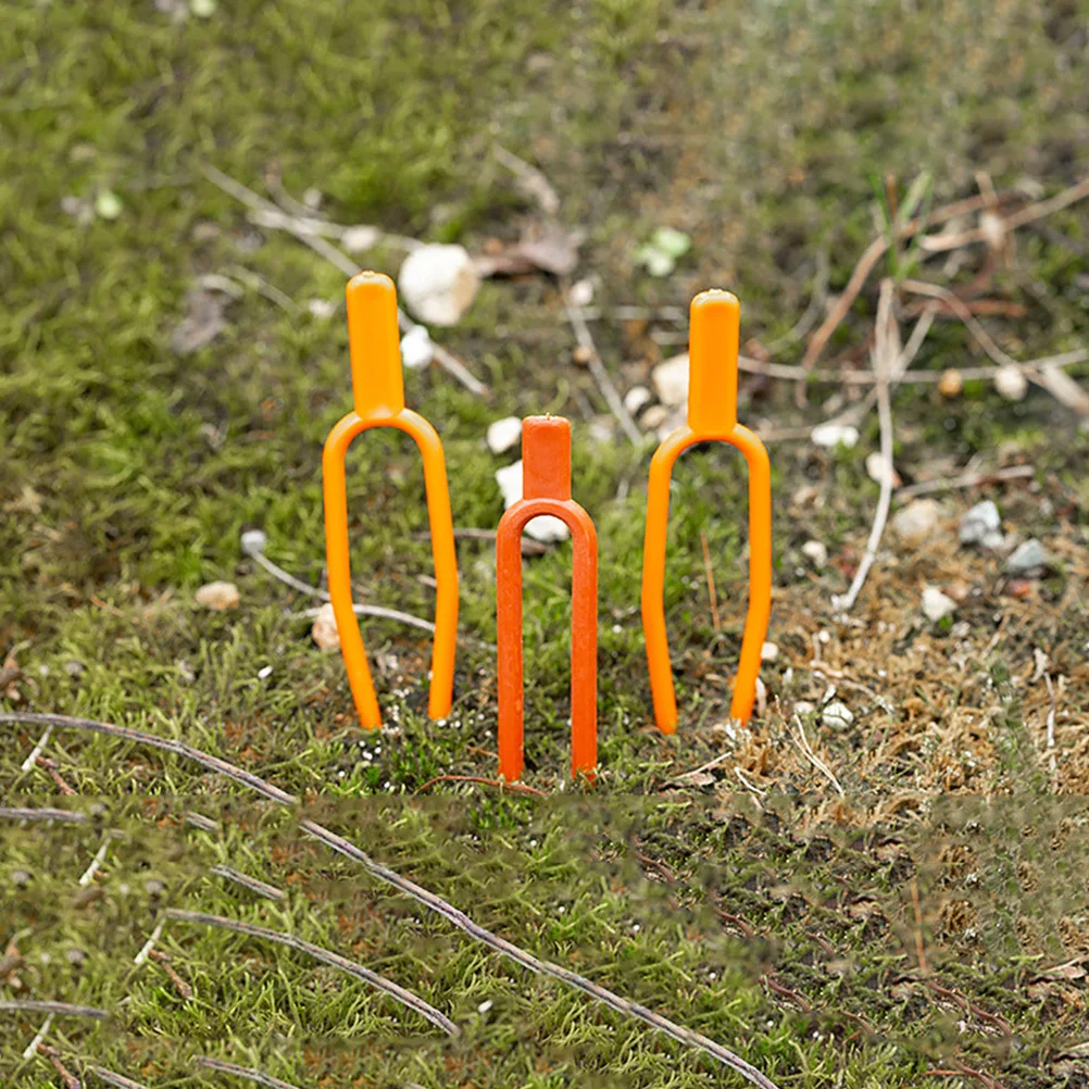 

400 pcs Strawberry Vine Fixer Plastic Plant Support Clips For Watermelon Stolon Plants Gardening Supplies Fixed Forks