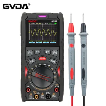 GVDA digital oscilloscope 50MS/s sampling rate 12MHz Analog bandwidth multimeter test waveform storage with signal generator