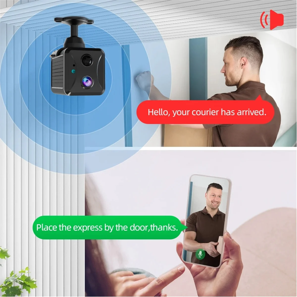 

RISE Mini 4G Security Camera1080P Survalance IP Camera 3800 MAh Big Battery Low Power Voice Intercom CCTV Camera
