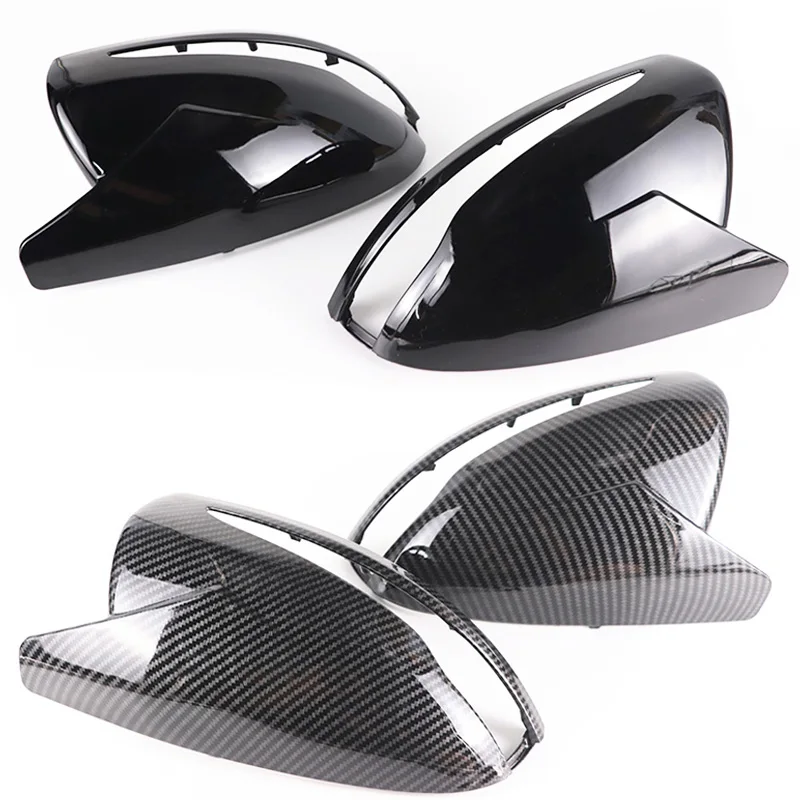 For Mercedes Benz C GLC S E Class W205 X253 W222 W213 W238 Replacement Carbon Black Side Rearview Mirror Cover Caps Shell LHD