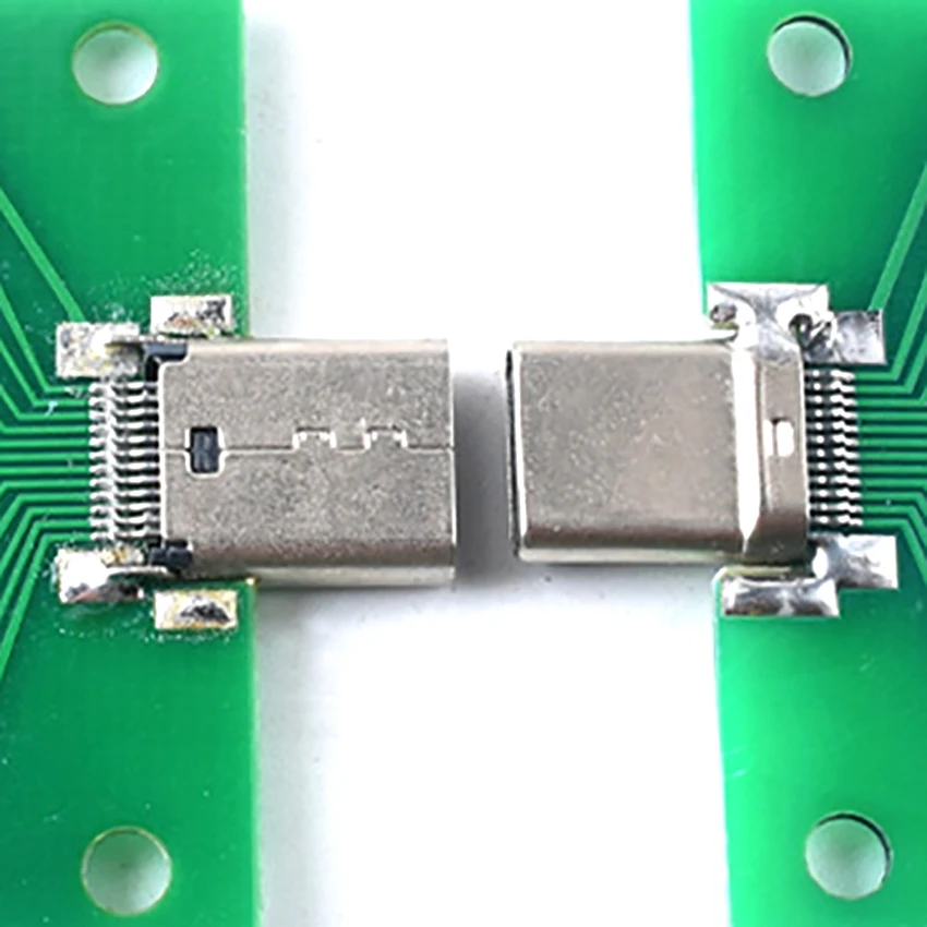 Type-C Male to Female USB 3.1 Test Board Adapter Type C 24P Connector Socket For Data Line Wire Cable Transfer