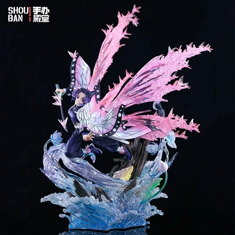 مجموعة شخصيات الحركة Demon Slayer مقاس 51 سم - تماثيل Agatsuma Zenitsu و Kochou Shinobu القابلة للجمع لتزيين سطح المكتب #4