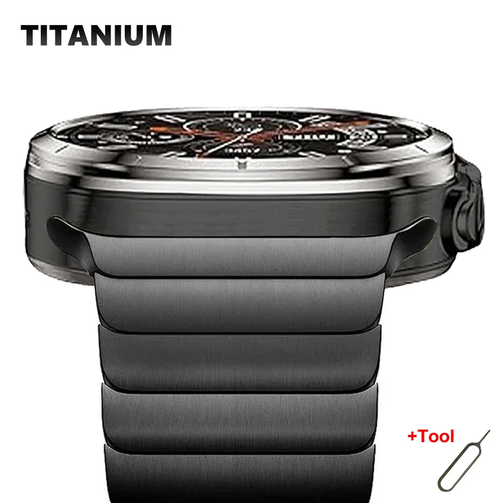 

Титановый ремешок для Samsung Galaxy Ultra Watch 2025 Correa, роскошный браслет-звено, мужской ремешок для Samsung Galaxy watch 7 Ultra 47 мм