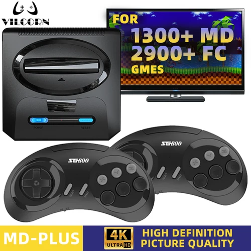 Consola de videojuegos Segas-MD de 16 bits para Sega Mega Drive Genesis FC Dendy, compatible con salida HDMI, máquina de juegos Retro
