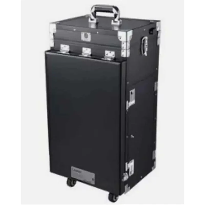 أسود قابل للطي مكتب مستحضرات التجميل محطة العمل للطي المتداول المحمولة حالة مسمار التكنولوجيا الجداول مانيكير ميسا Plegable صالون الأثاث