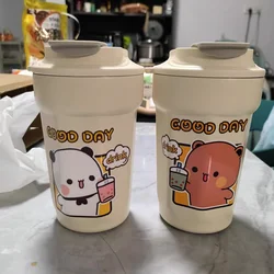 Hot Small Panda Bubu And Yier Cartoon 316 Stainless Steel Water Cup Large Capacity Insulated Cup Portable Coffee Cups Gift