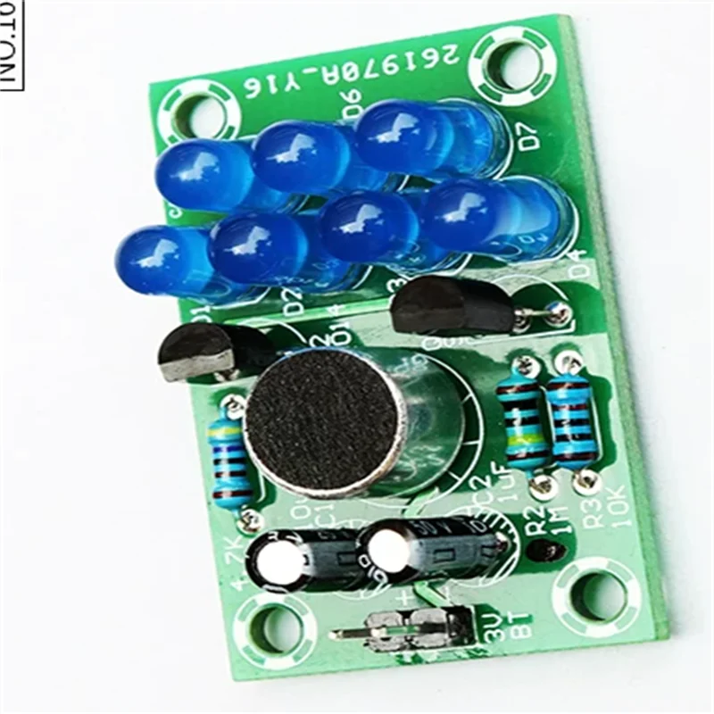 Voice controlled melody light kit, electronic DIY production, fun welding practice, electronic teaching, production, practical t
