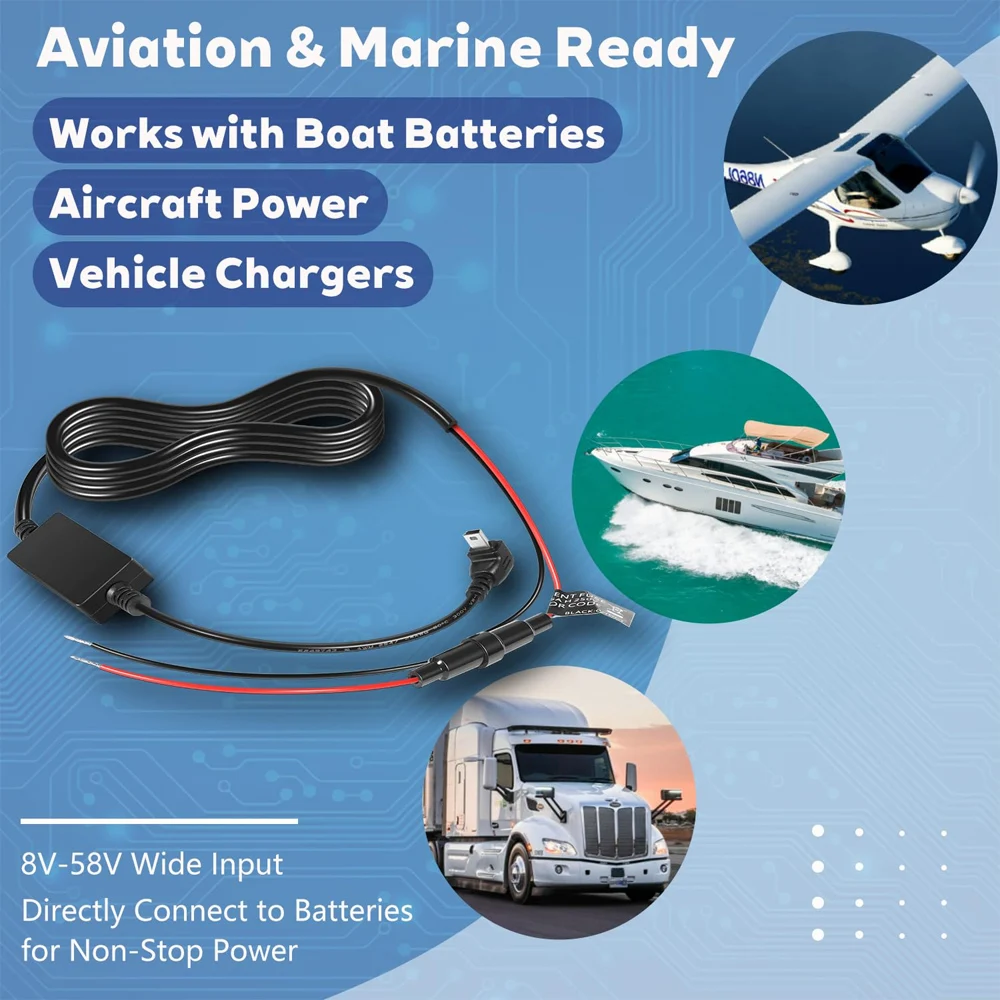 USB Power Cable (Part No. 010-11131-10) – Ideal for Aviation & Marine Use, Compatible with Approach GarminG3/G5/G6/G7