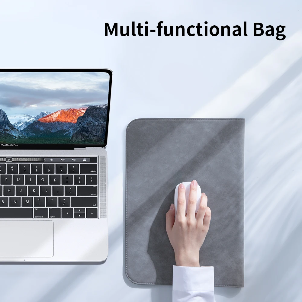 SmartDeviL-bolsa para ordenador portátil 9 en 11, 12 y 16 pulgadas, para MacBook Air Pro Matebook, paquete de ordenador con vesícula biliar interna