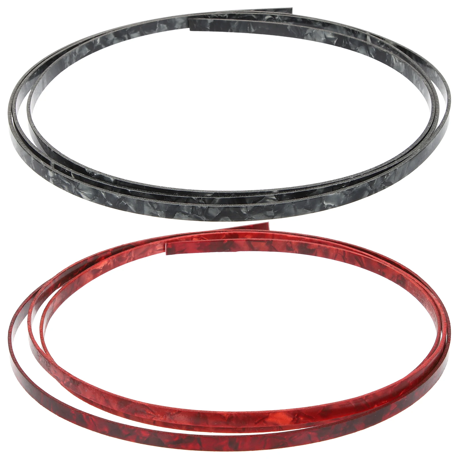 

2 Pcs Guitar Strips Edge Maintenance Binding Purfling Acoustic Accessories Repair Abs Celluloid
