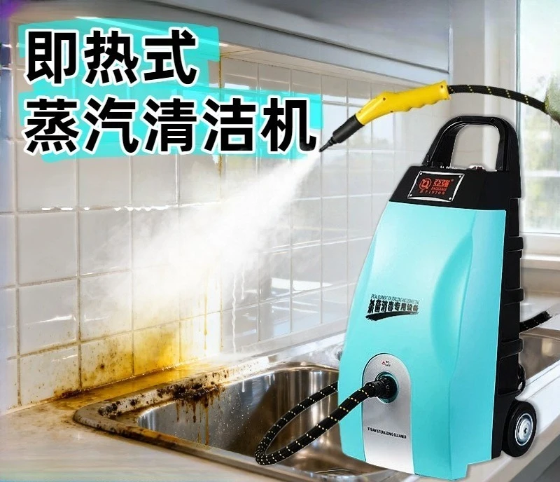 2025 Macchina per la pulizia a vapore - cucina multifunzionale - pulizia ad alta temperatura di tappeti - rimozione dei germe