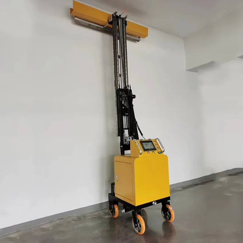Automatic Electric Cement Wall Render Machine Wall Plastering Machine Interior Exterior 2-30mm Thickness Easy Operation