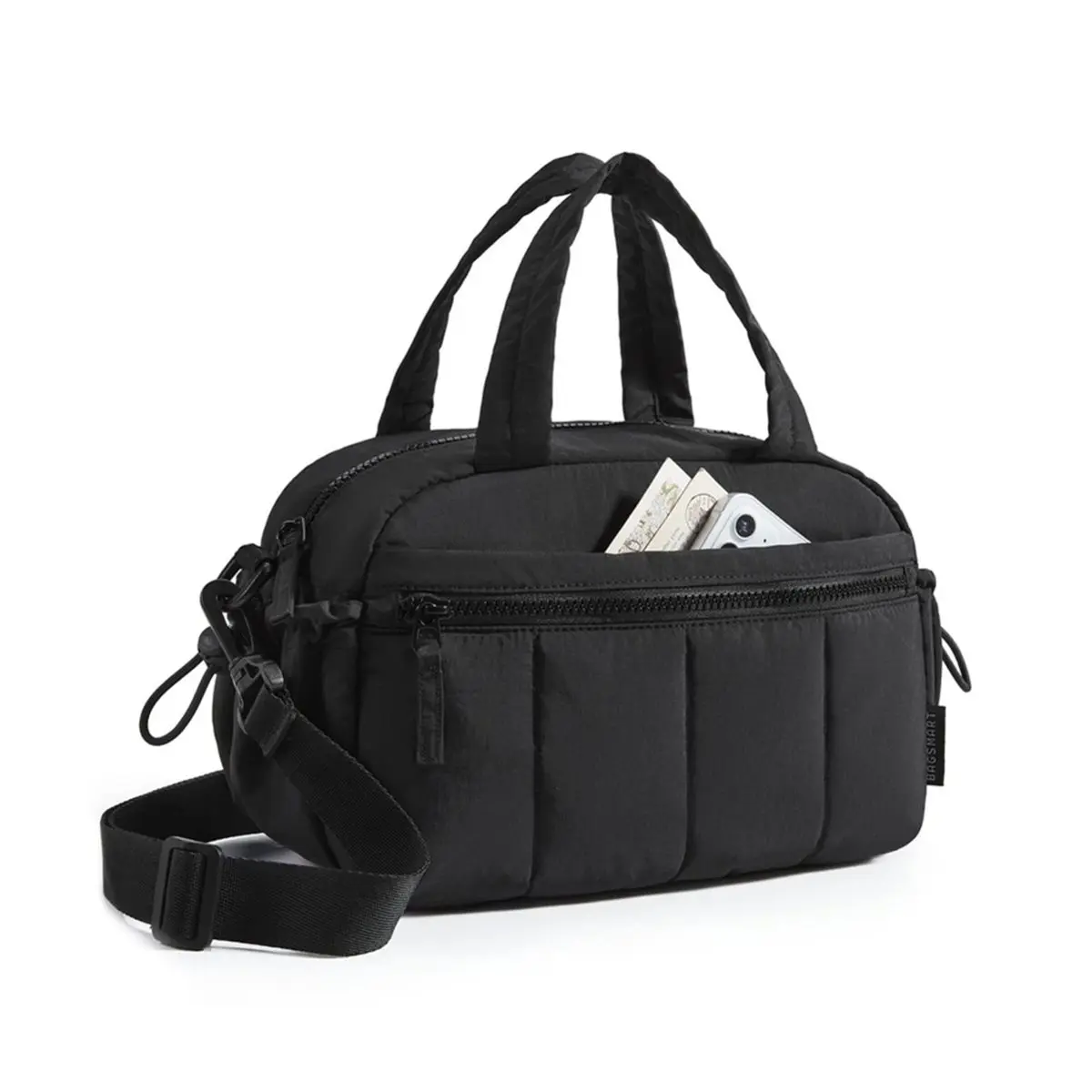 2026 Trend Gym Bag for Women Duffle Bag for Travel with Wet Pocket Cargo Carry on Duffel Overnighter Tote for Sports Yoga Black