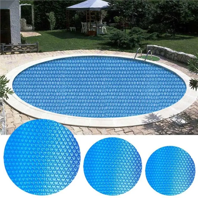 HOES-Ground Swimming Pool Cover Reusable Solar Covers Waterproof Inground Swim Pool Cover